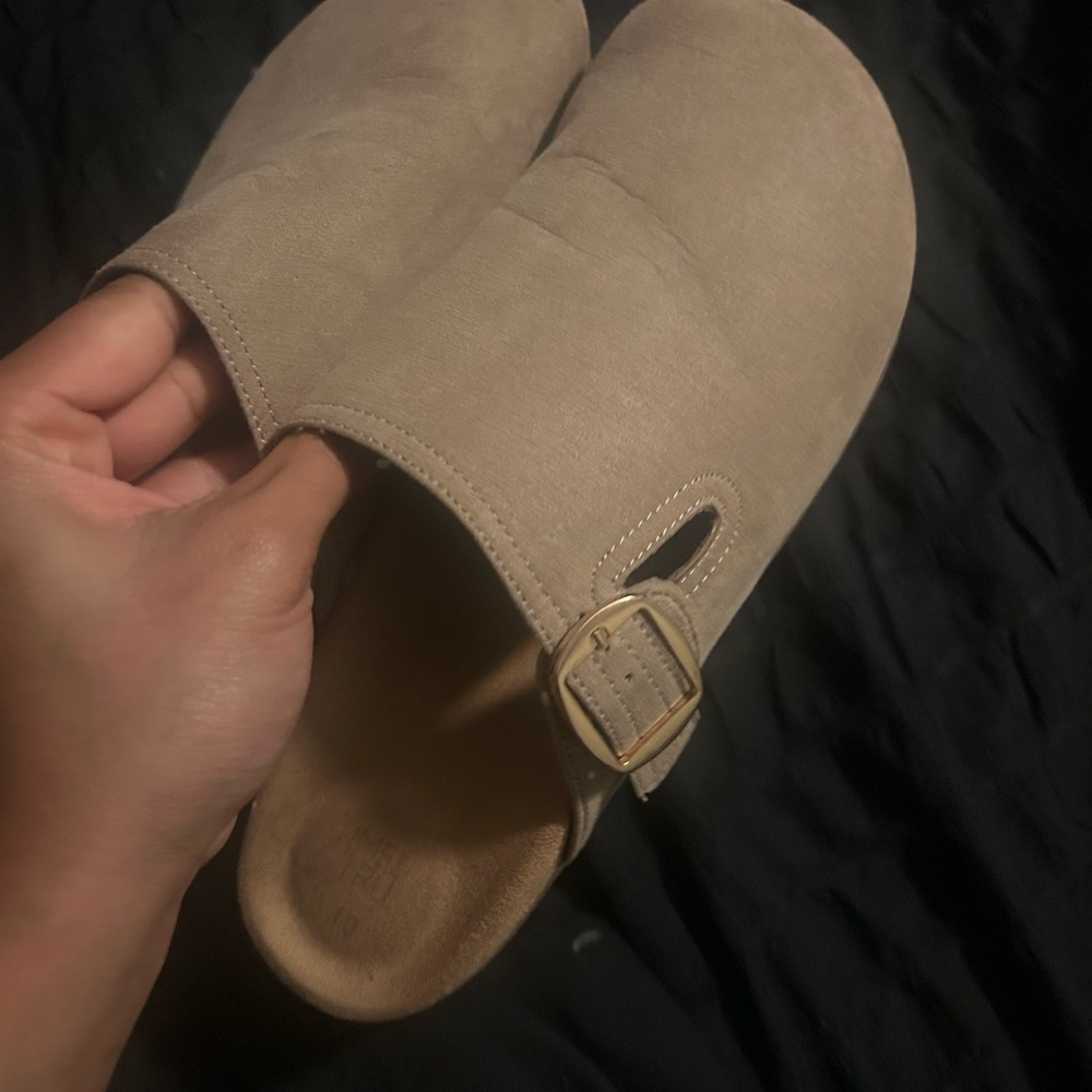 Women's Tan Slip-On Shoes. Worn twice